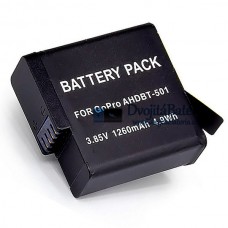 Batérie pre GoPro AHDBT501 BT-501 AHDBT501 Hero5 akčného 1260mAh - Náhradné batérie